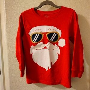 Christmas Tee shirt long sleeve Carter's size 7 kids